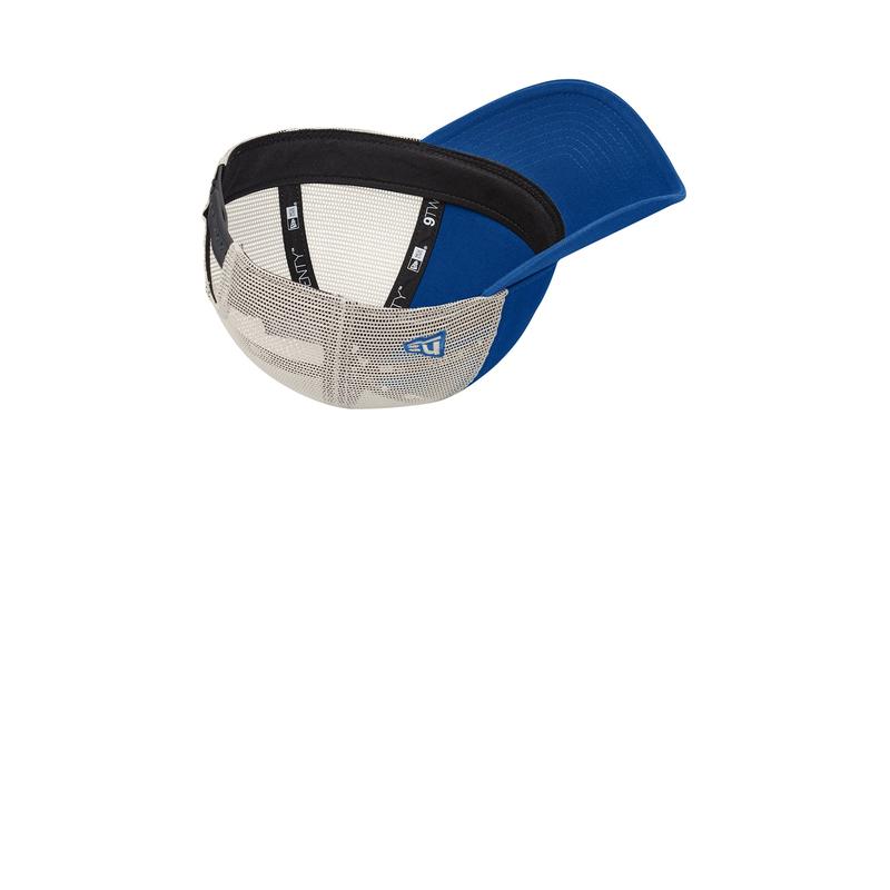 KCC New Era® 9TWENTY® Unstructured Mesh Snapback Cap - Royal/ Stone