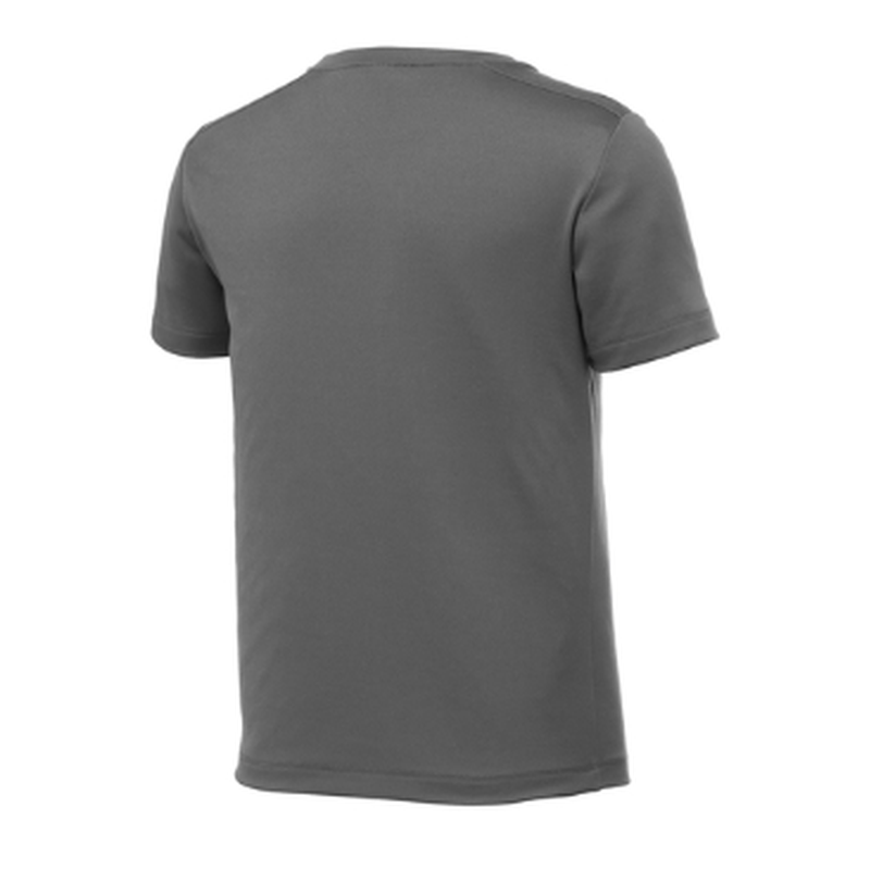 KCC Sport-Tek® Youth Posi-UV® Pro Tee - Dark Smoke Grey