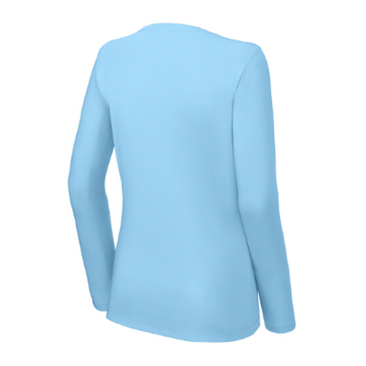 KCC Sport-Tek® Women's Posi-UV® Pro Long Sleeve - Light Blue