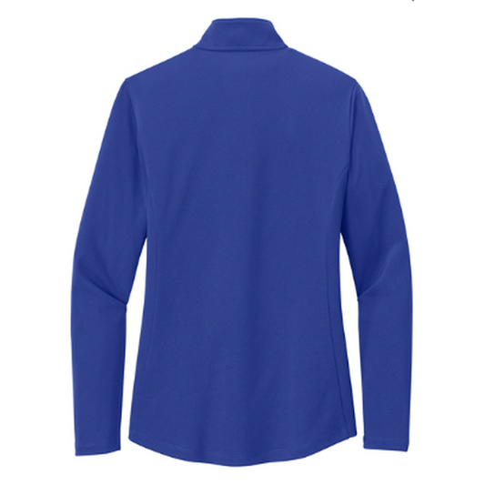 KCC Port Authority® Women's Dry Zone® UV Micro-Mesh 1/4-Zip - True Royal