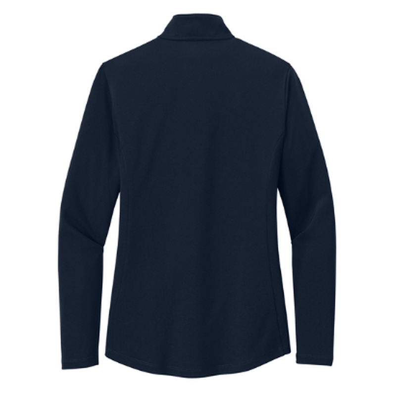 KCC Port Authority® Women's Dry Zone® UV Micro-Mesh 1/4-Zip - River Blue Navy