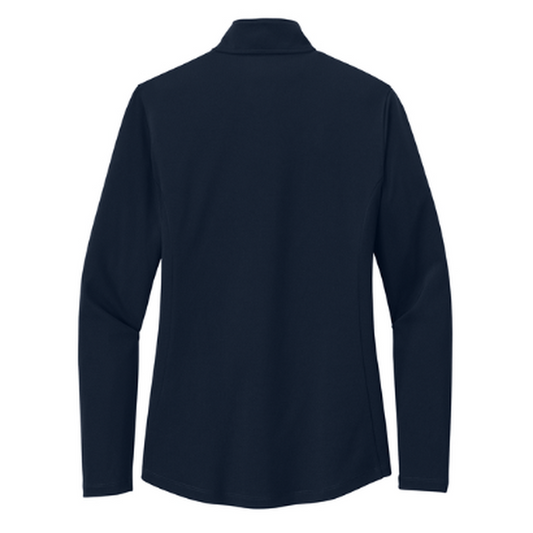KCC Port Authority® Women's Dry Zone® UV Micro-Mesh 1/4-Zip - River Blue Navy