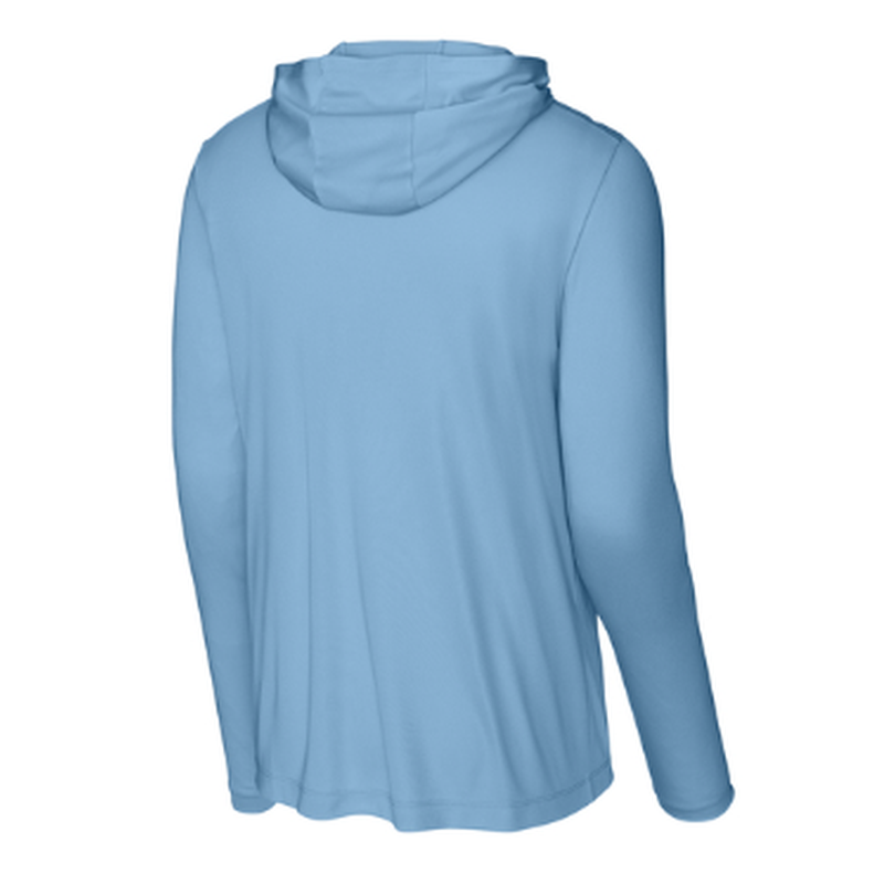 KCC Sport-Tek® Posi-UV® Pro Long Sleeve Hoodie - Light Blue