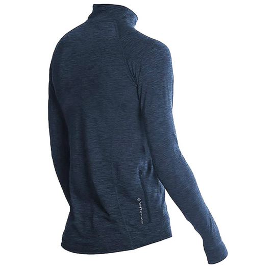 KCC Women's Flight Tech Quarter-Zip Pullover - Midnight Heathered