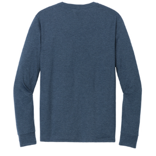 KCC District® Perfect Tri® Long Sleeve Henley - Navy Frost