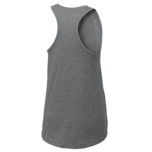 KCC Sport-Tek® Women's PosiCharge® Tri-Blend Wicking Tank - Dark Grey Heather
