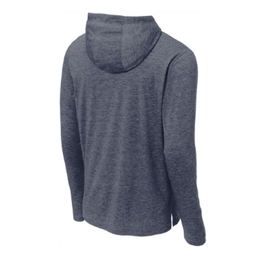 KCC Sport-Tek ® PosiCharge ® Tri-Blend Wicking Long Sleeve Hoodie - True Navy Heather