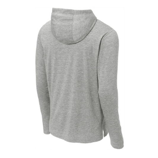 KCC Sport-Tek ® PosiCharge ® Tri-Blend Wicking Long Sleeve Hoodie - Light Grey Heather