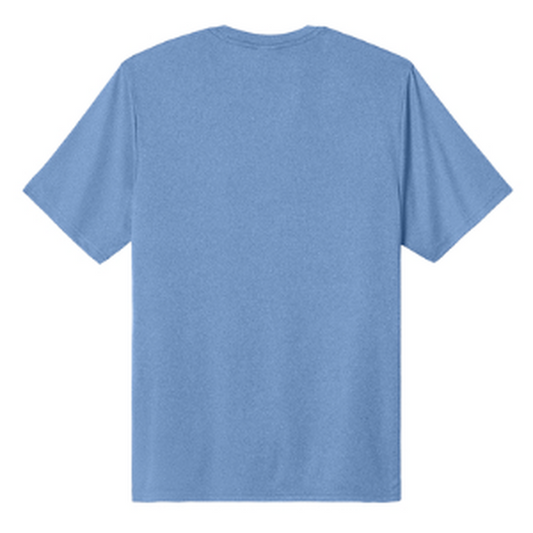 KCC IMUA Port & Co™ Heather Performance Tee - Carolina Blue Heather