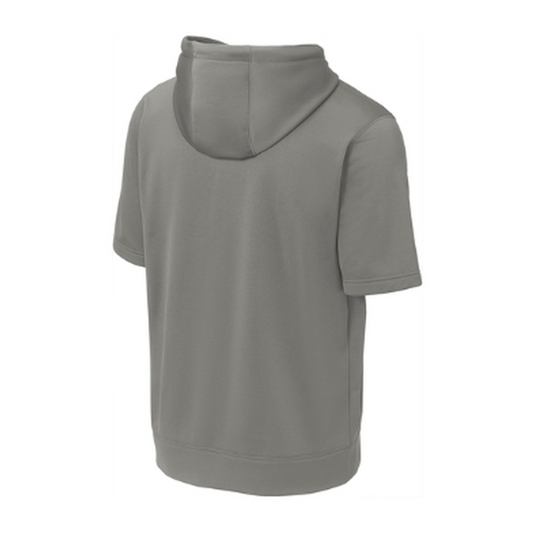 KCC Sport-Tek ® Sport-Wick ® Fleece Short Sleeve Hooded Pullover - Dark Smoke Grey