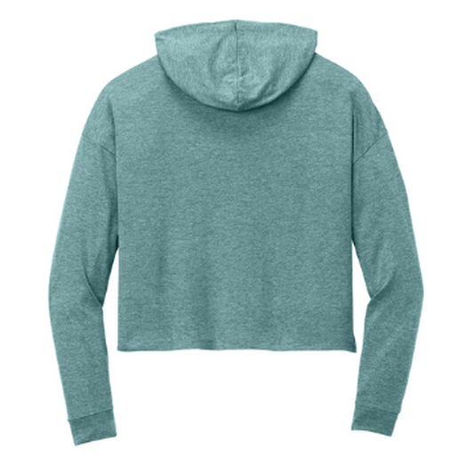 KCC IMUA District® Women’s Perfect Tri® Midi Long Sleeve Hoodie - Heathered Eucalyptus Blue