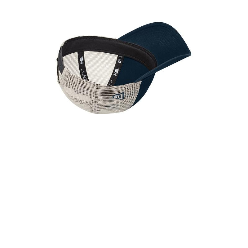 KCC New Era® 9TWENTY® Unstructured Mesh Snapback Cap - Deep Navy/ Stone