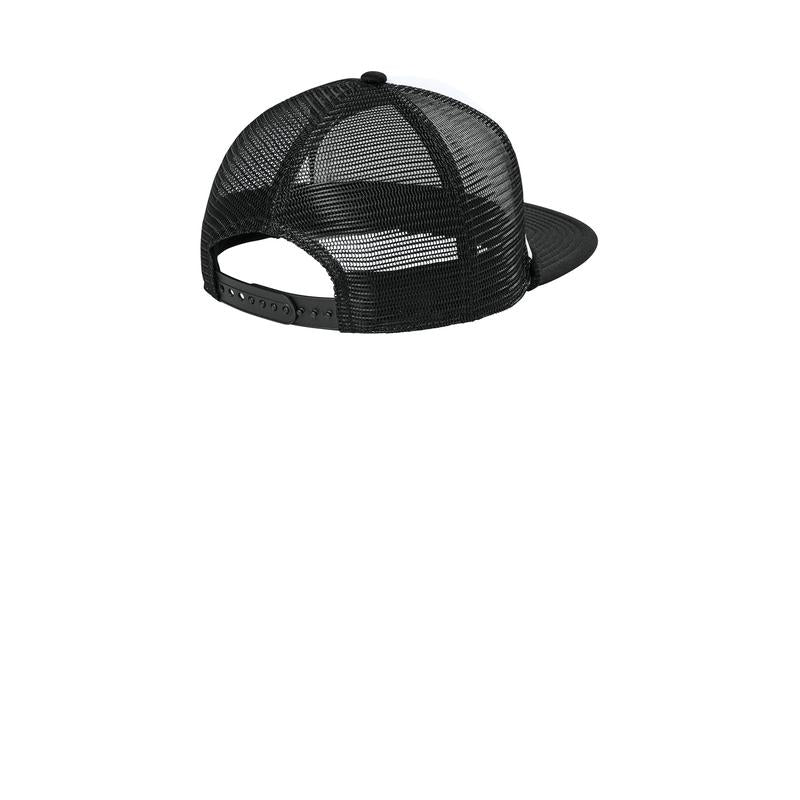 KCC New Era® Foam Rope Trucker Cap - White/ Black/ Black