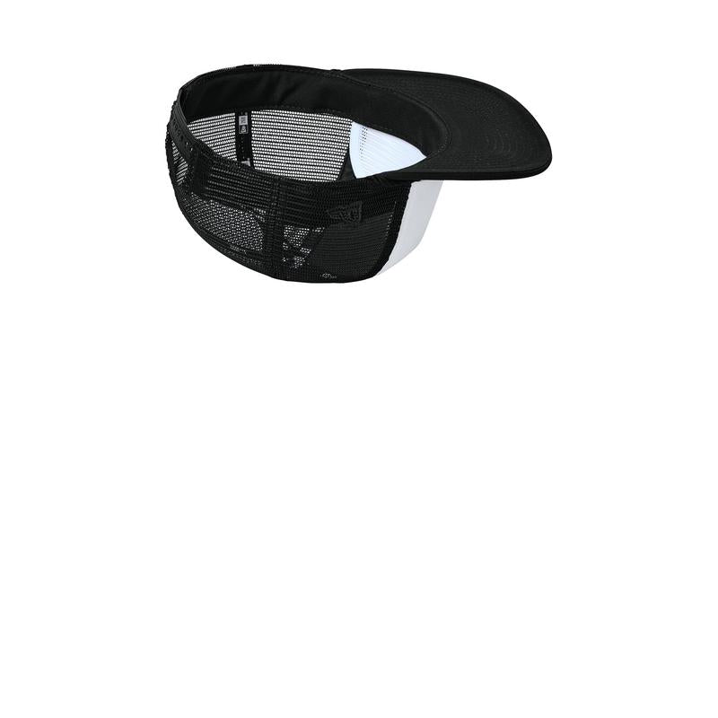 KCC New Era® Foam Rope Trucker Cap - White/ Black/ Black