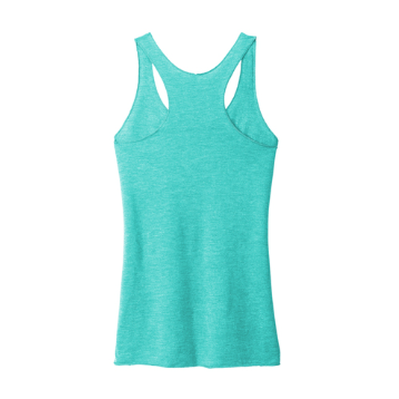 KCC Next Level Apparel® Women’s Tri-Blend Racerback Tank - Tahiti Blue