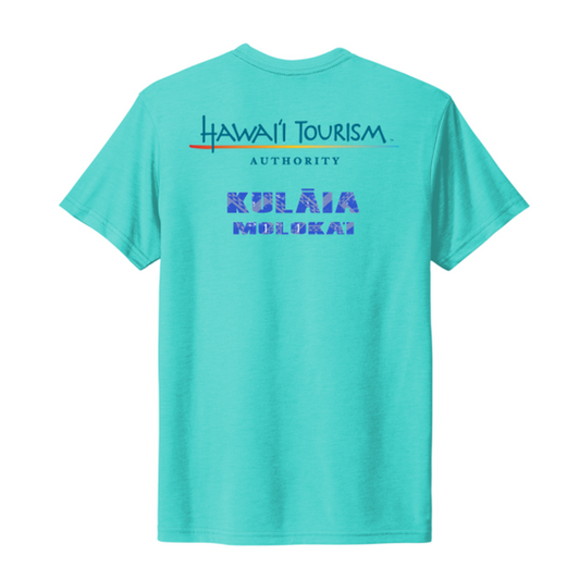 MOLOKA'I HOE RACE T-SHIRT - Tahiti Blue - PRE-ORDER ONLY