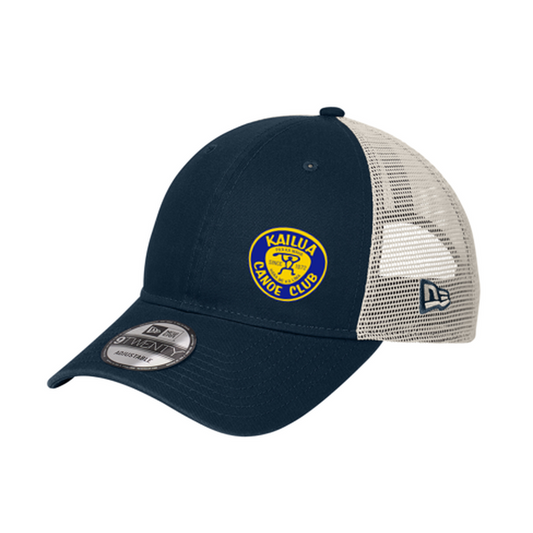 KCC New Era® 9TWENTY® Unstructured Mesh Snapback Cap - Deep Navy/ Stone