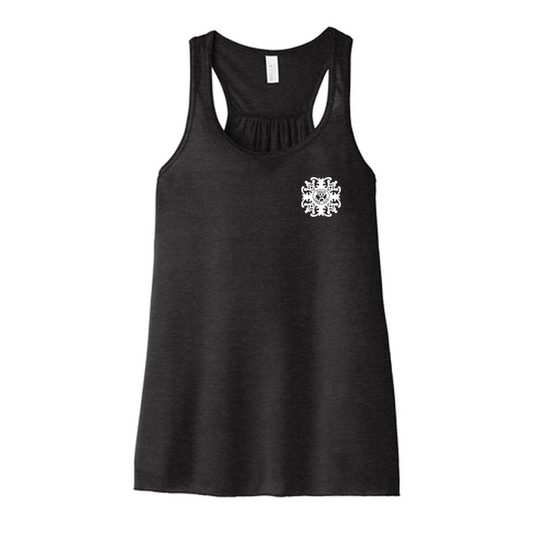 KCC BELLA+CANVAS® Women’s Flowy Racerback Tank - Black