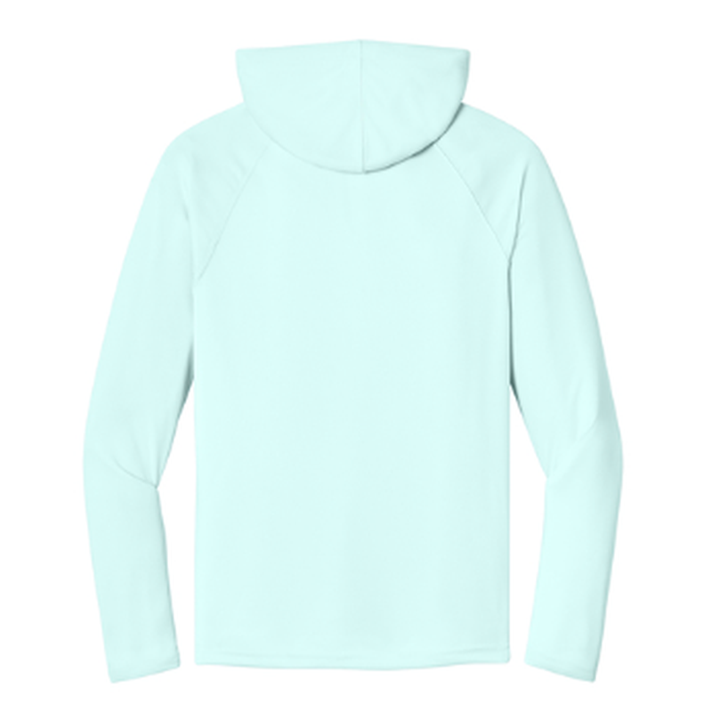 KCC A4 Cooling Performance Long Sleeve Hooded Tee - Pastel Blue