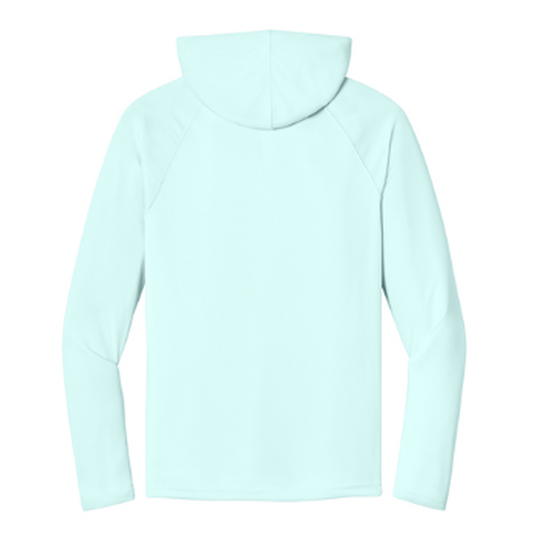 KCC A4 Cooling Performance Long Sleeve Hooded Tee - Pastel Blue