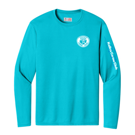 KCC A4 Cooling Performance Long Sleeve Tee - Electric Blue