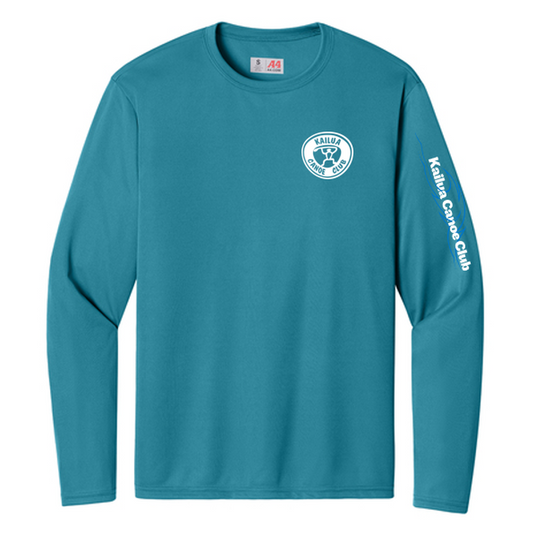KCC A4 Cooling Performance Long Sleeve Tee - Teal