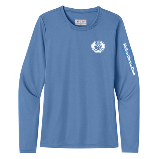 KCC A4 Women’s Cooling Performance Long Sleeve Tee - Light Blue
