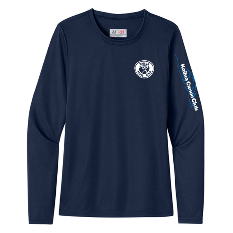KCC A4 Women’s Cooling Performance Long Sleeve Tee - Navy