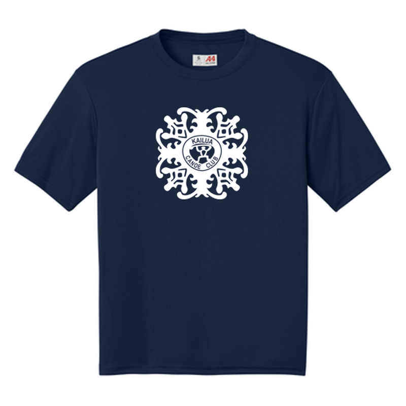 KCC A4 Cooling Performance Short Sleeve Tee - Navy