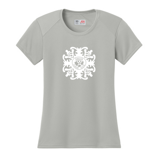 KCC A4 Women’s Cooling Performance Short Sleeve Tee - Silver