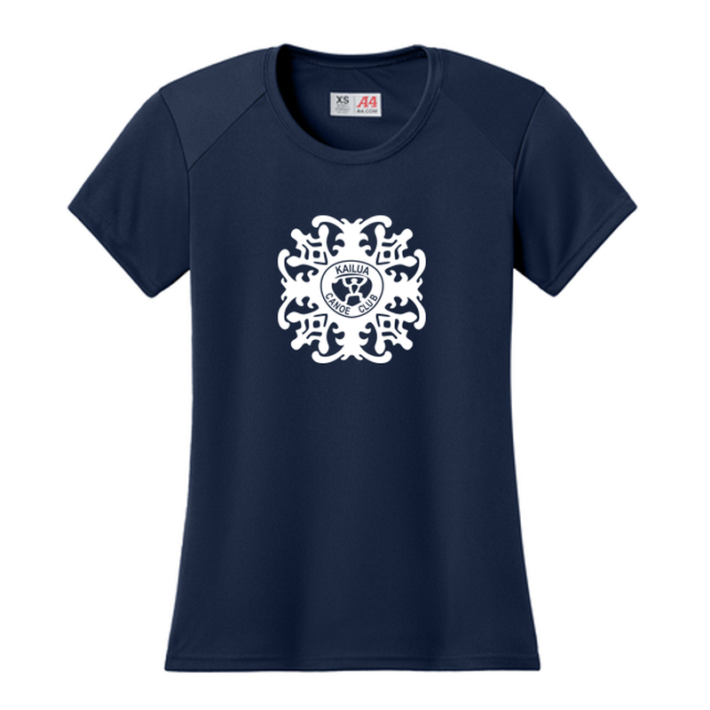 KCC A4 Women’s Cooling Performance Short Sleeve Tee - Navy
