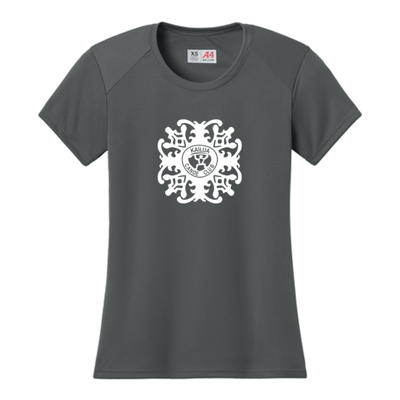 KCC A4 Women’s Cooling Performance Short Sleeve Tee - Graphite