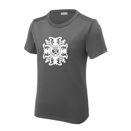 KCC Sport-Tek® Youth Posi-UV® Pro Tee - Dark Smoke Grey