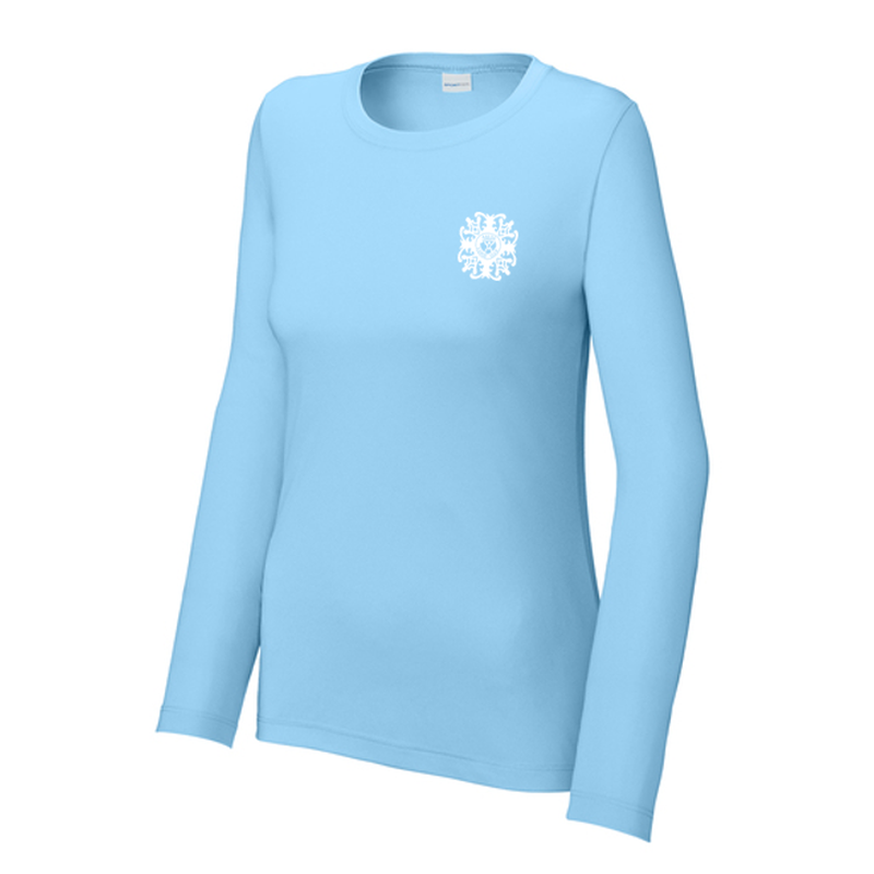 KCC Sport-Tek® Women's Posi-UV® Pro Long Sleeve - Light Blue