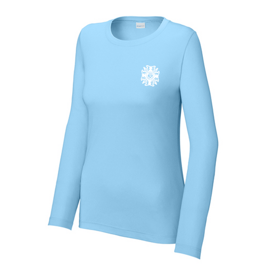 KCC Sport-Tek® Women's Posi-UV® Pro Long Sleeve - Light Blue