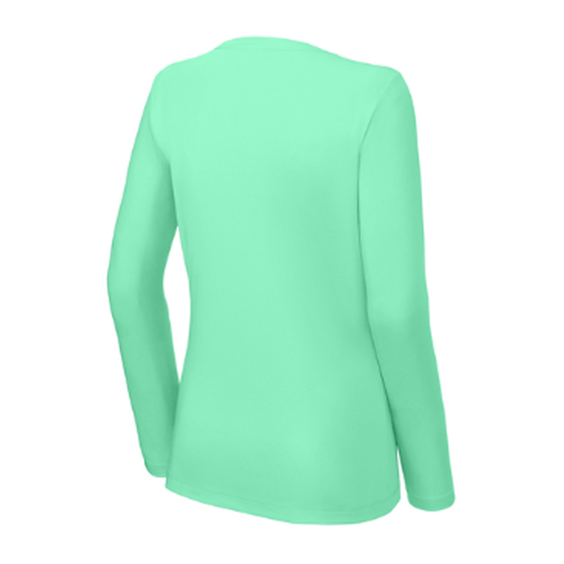 KCC Sport-Tek® Women's Posi-UV® Pro Long Sleeve - Bright Seafoam