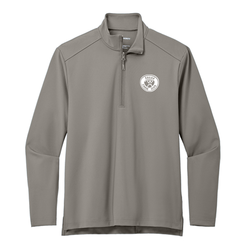 KCC Port Authority® C-FREE® Double Knit 1/4-Zip - Smoke Grey