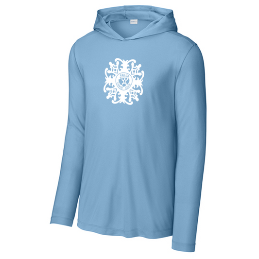 KCC Sport-Tek® Posi-UV® Pro Long Sleeve Hoodie - Light Blue