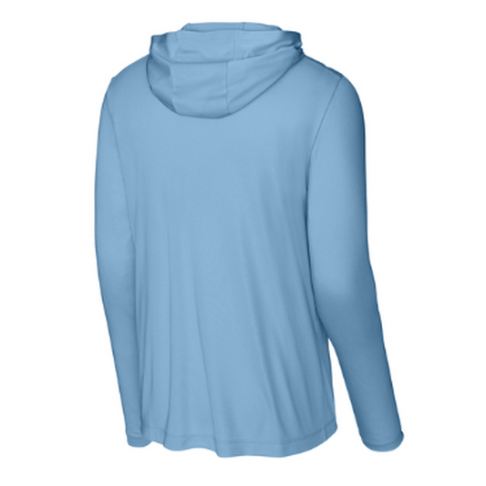 KCC Sport-Tek® Posi-UV® Pro Long Sleeve Hoodie - Light Blue