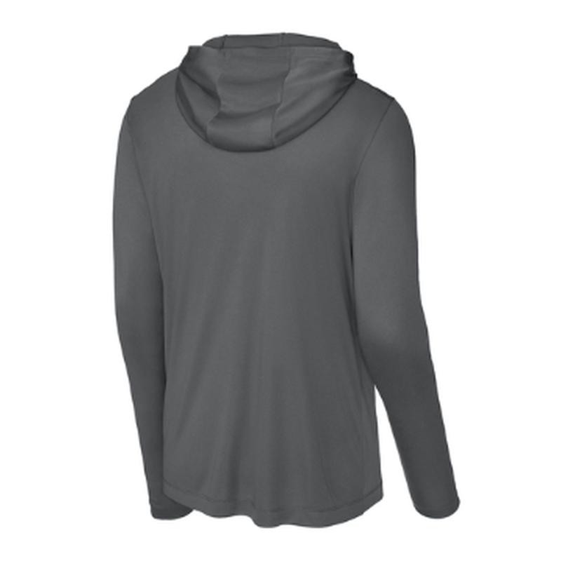 KCC Sport-Tek® Posi-UV® Pro Long Sleeve Hoodie - Dark Smoke Grey