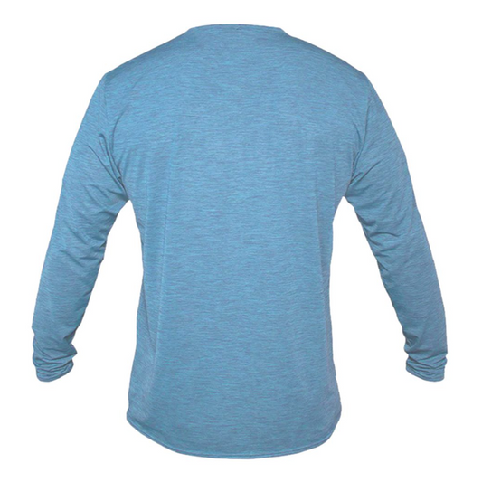 KCC Men's Low Pro Tech Long Sleeve T-Shirt - Bahama Heathered