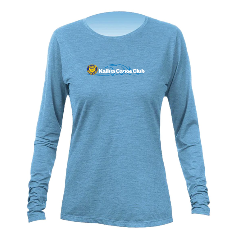 KCC Women's Breeze Tech Long Sleeve T-Shirt - Bahama Heathered