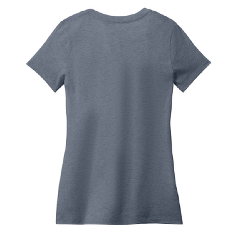 KCC District ® Women’s Perfect Weight ® V-Neck Tee - Heathered Navy