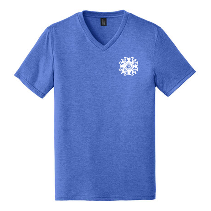 KCC District ® Perfect Tri ® V-Neck Tee - Royal Frost