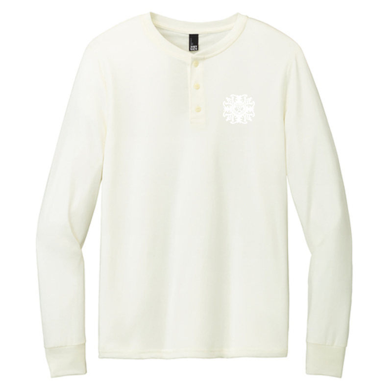 KCC District® Perfect Tri® Long Sleeve Henley - Natural