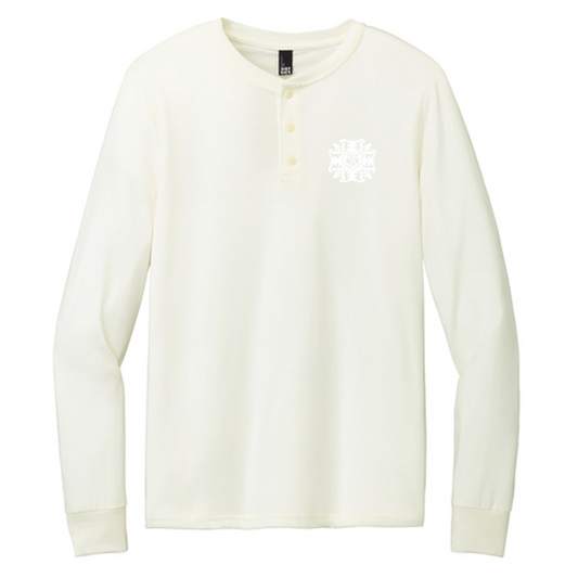 KCC District® Perfect Tri® Long Sleeve Henley - Natural