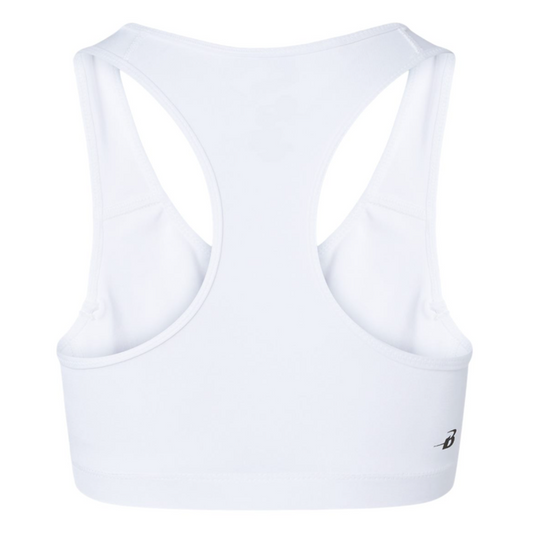 KCC Women's B-Sport Bra Top - White