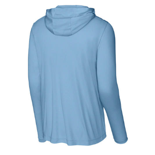 KCC IMUA Sport-Tek® Posi-UV® Pro Long Sleeve Hoodie - Light Blue