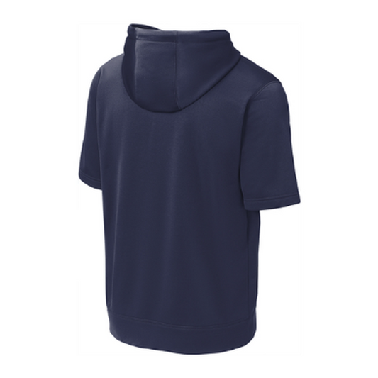 KCC Sport-Tek ® Sport-Wick ® Fleece Short Sleeve Hooded Pullover - Navy