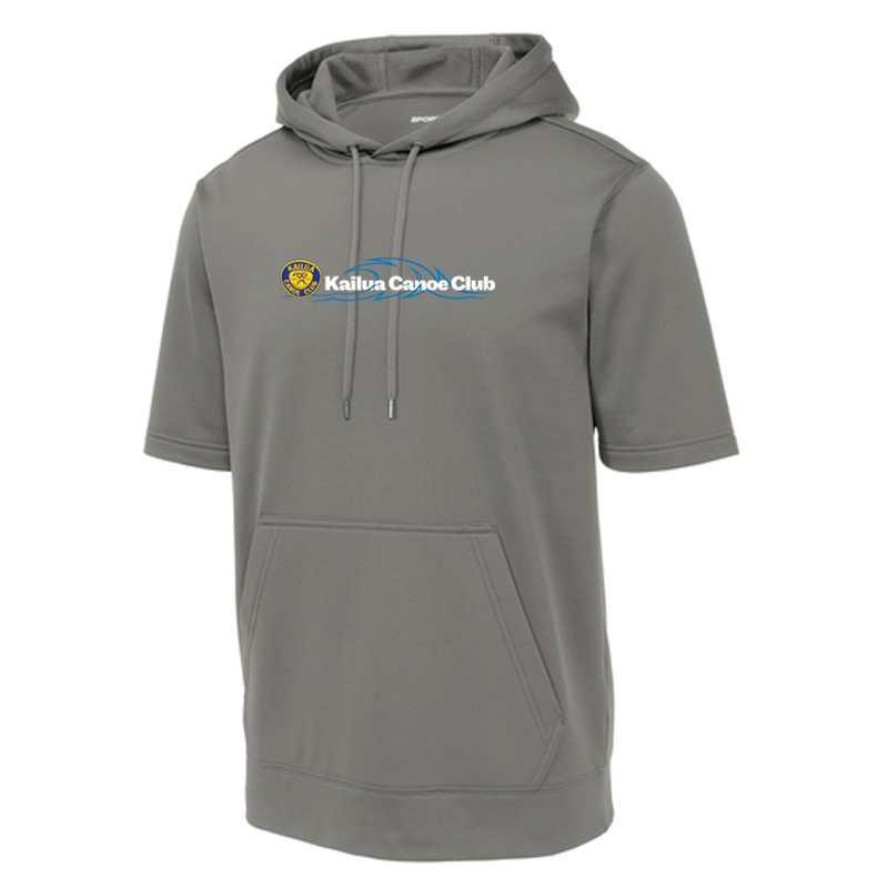 KCC Sport-Tek ® Sport-Wick ® Fleece Short Sleeve Hooded Pullover - Dark Smoke Grey